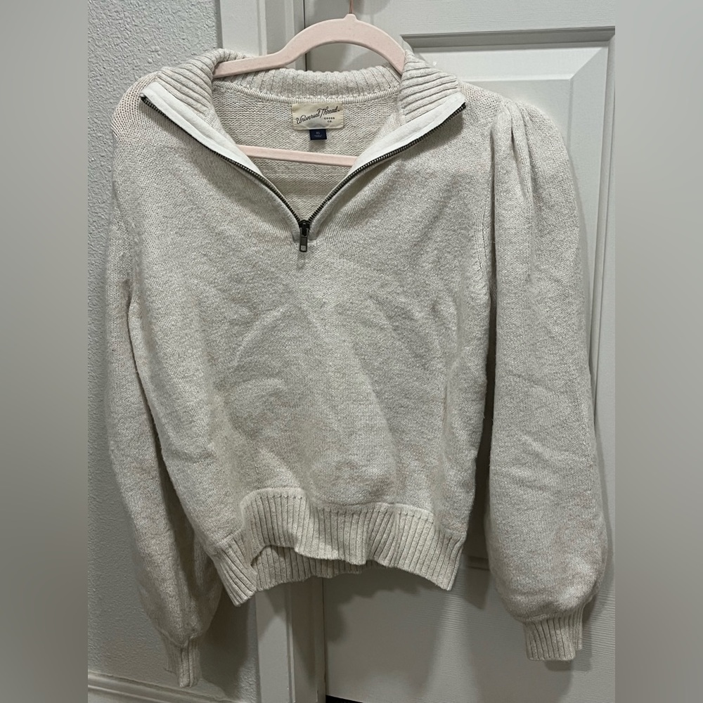 Cream sweater